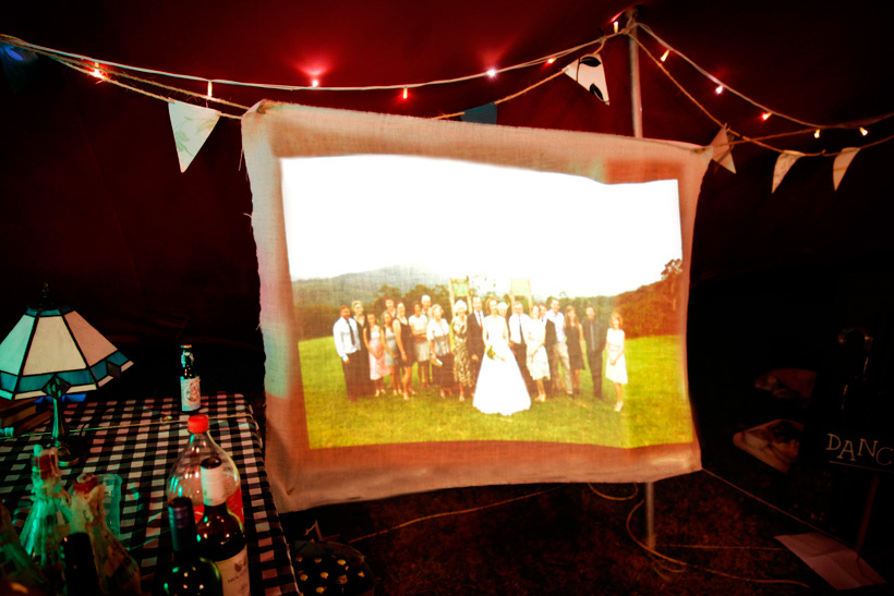 Marion Jonkers photography burlap screen. Weddings at Maleny Retreat Tegan and Emmanuel