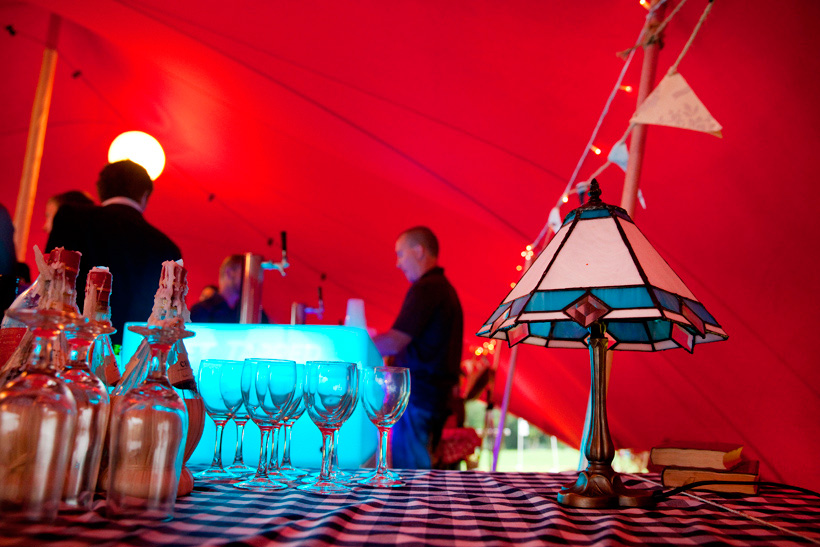 weddings at Maleny Retreat bar, red tent